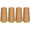 Threadart Polyester Serger Thread - 2750 yds 40/2 - 4 Cone Bundle Pack - 56 Colors Available -